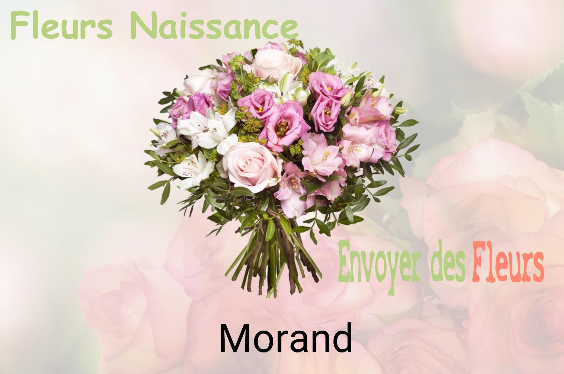 Bouquet de fleurs de naissance livré à Morand
